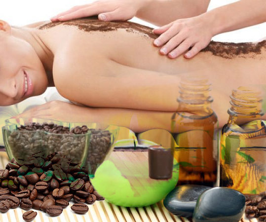 SPA, masáže SPA,kávová masáž